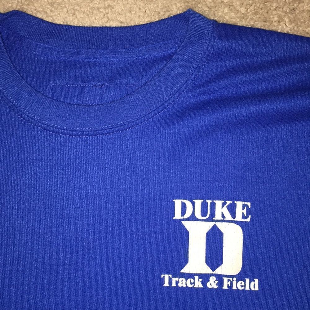Vintage Duke Blue Devils Track & Field Running T - Picture 3 of 5